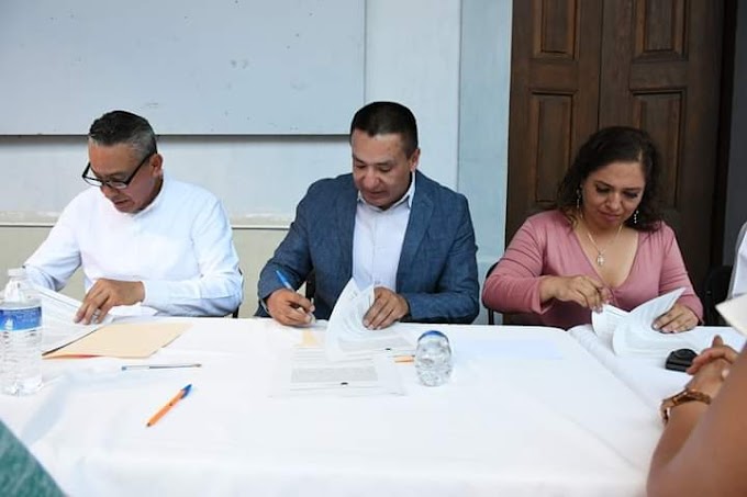 Ayuntamiento de Valparaíso firma convenio con la Secretaria de Educación Pública del Estado