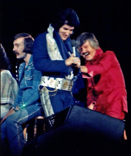 Elvis gallery images on stage 70s 