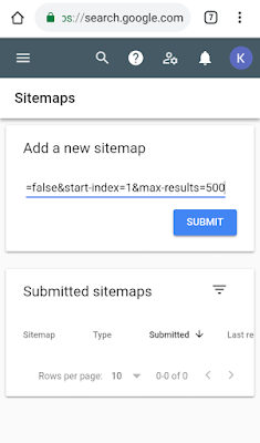 How to create sitemap for blogger blog