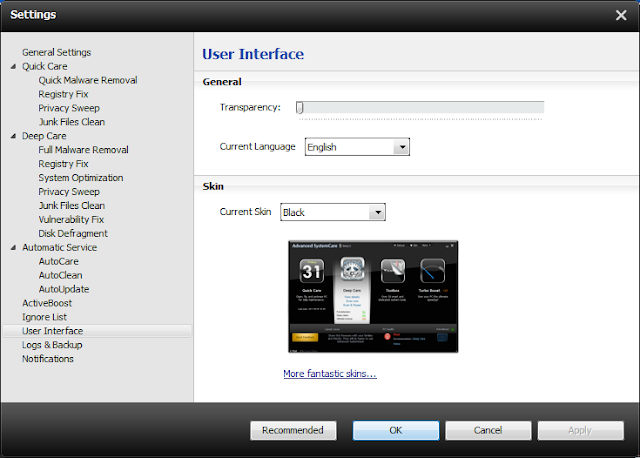 Advance Systemcare 5 Pro Screenshot