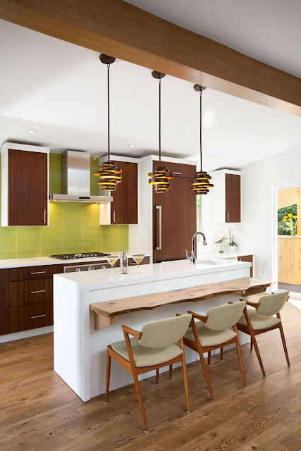 mid century modern kitchen fixtures