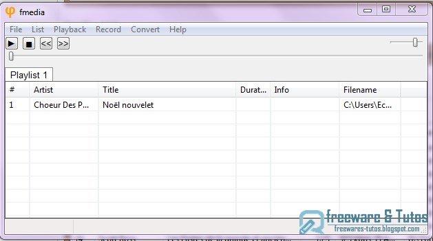 Fmedia : un logiciel portable pour lire, enregistrer et convertir des fichiers multimédia