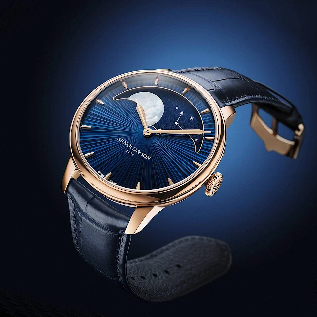 Arnold & Son Perpetual Moon 41.5 Red Gold