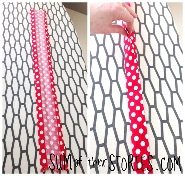 Polka dot embroidered tote bag tutorial