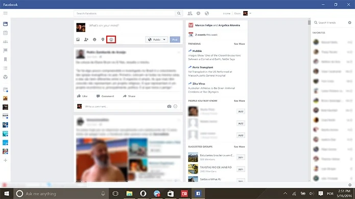 Facebook Live anche su Windows 10 App Desktop HTN