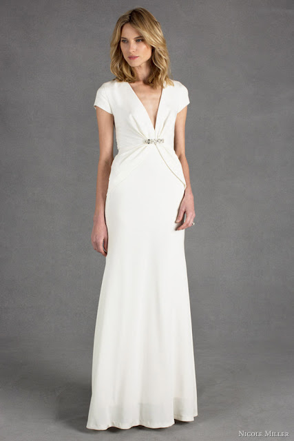 Nicole Miller spring wedding dress 2014