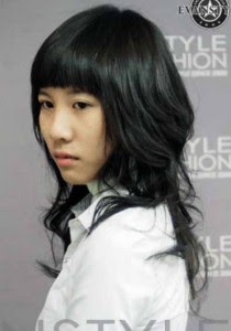 Gaya Rambut  Wanita Korea 2010 2011 Layer Keriting  