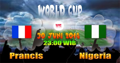Prancis vs Nigeria Piala Dunia 2014