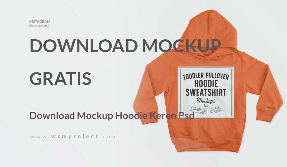 Download 16 Mockup Hoodie Psd Cdr Keren Gratis Siap Edit Wsm Project