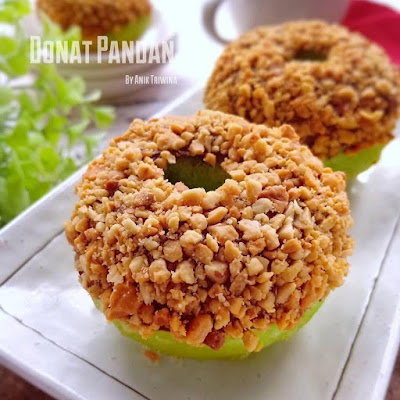 Resep Donat Pandan Eggless