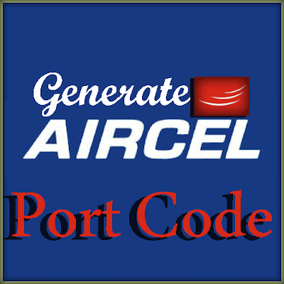 Get Aircel Port Code [UPC] Online