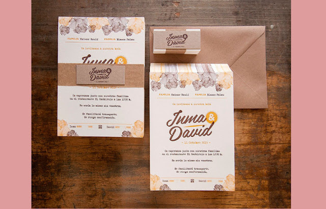 invitaciones de bodas modernas