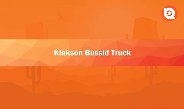 Download Klakson Bussid Truck