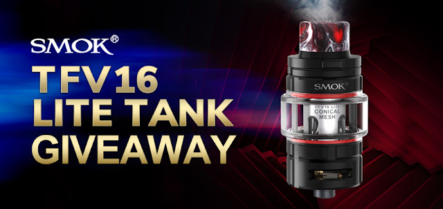 To win a SMOK TFV16 Lite Tank here!