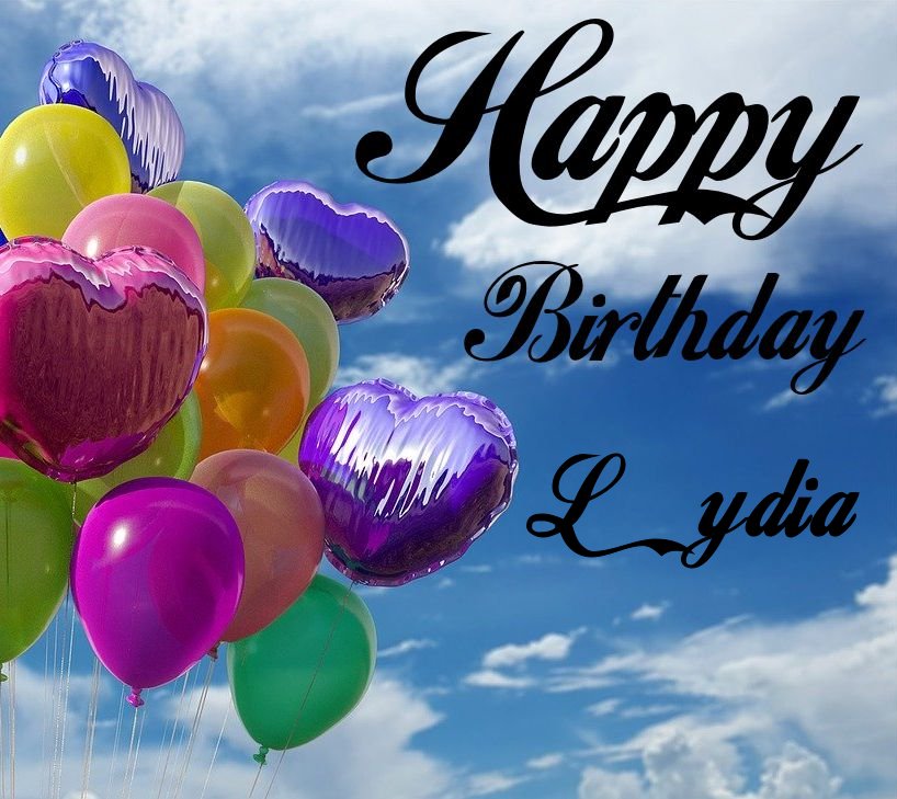 happy birthday lydia images