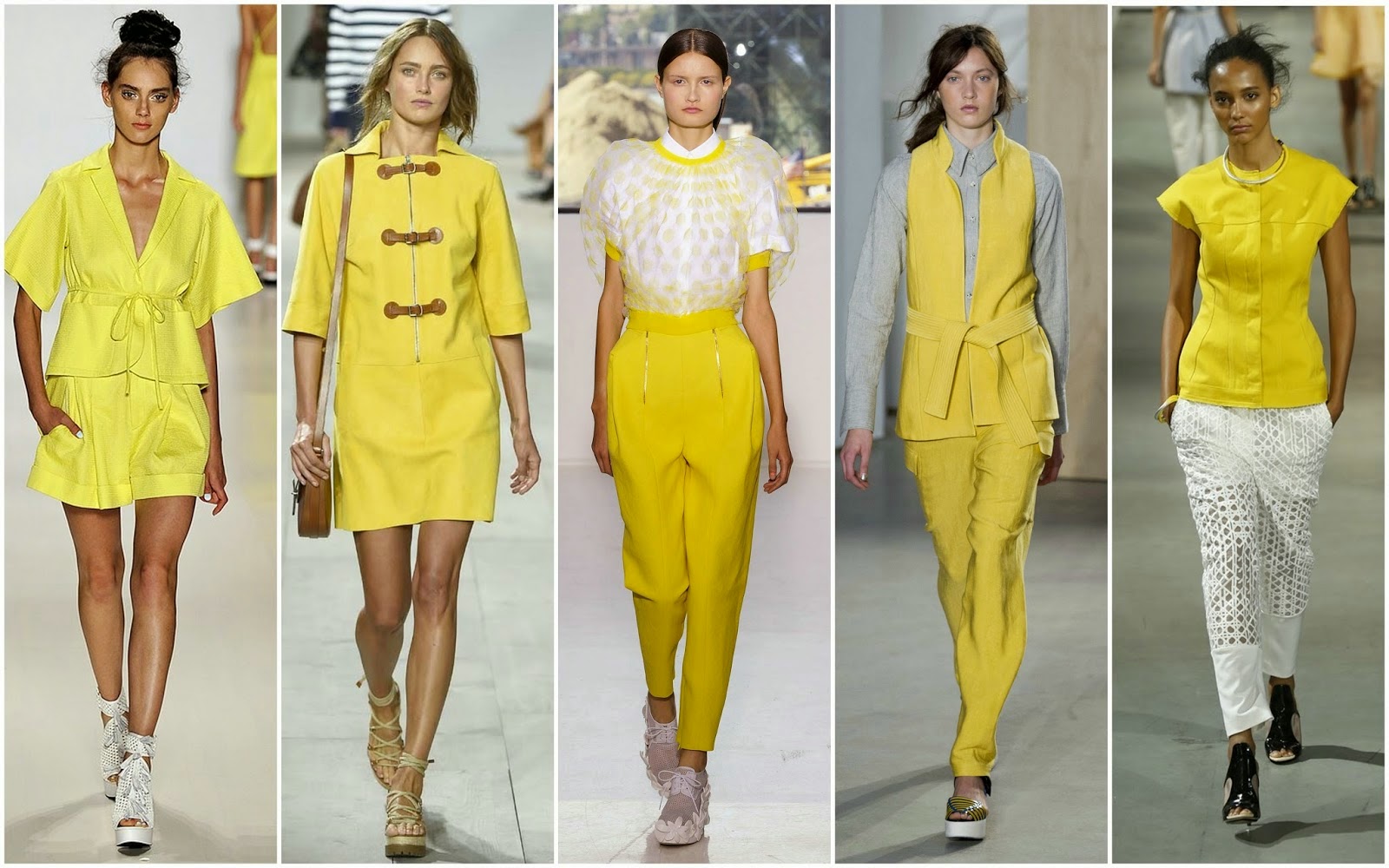 summer fashion trends in yellow