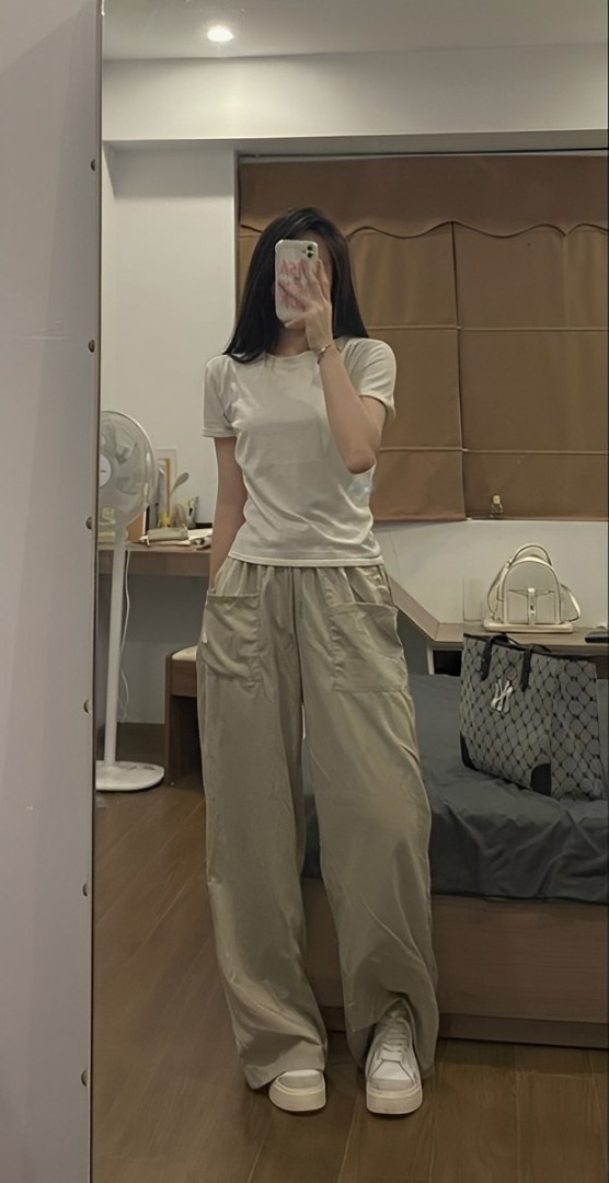 Inspirasi Outfit Celana Cargo Korean Style (disertai LINK SHOPEE) Part 9