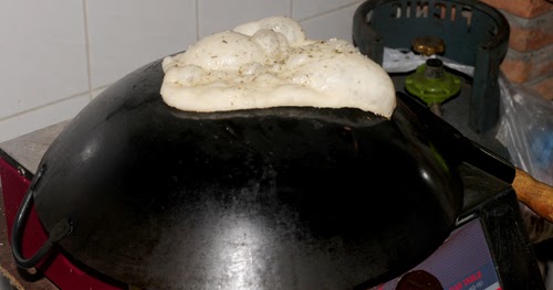 my discovery of Bread: Middle Eastern Flatbread; Man'ouche ...