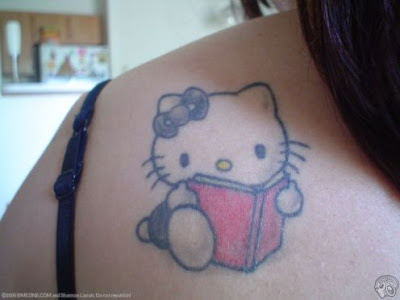 Woman Sexy Tattoo, Hello Kitty Tattoo,Art Tattoo,Body Tattoo,Design Tattoo