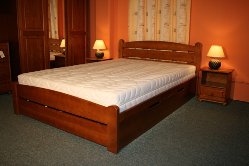 Łóżko drewniane Łukowe