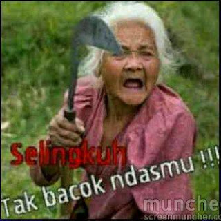 Foto Lucu Nenek Gaul Cugam