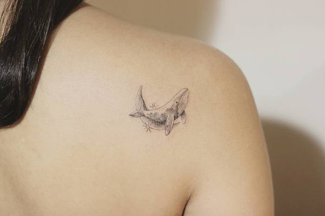 50 tatuagens de baleia para mulheres