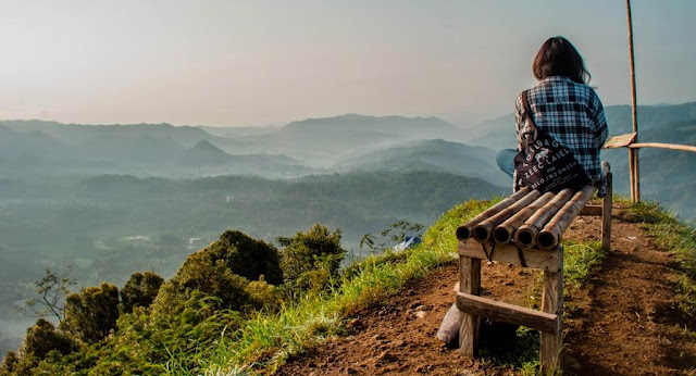 pemandangan indah di puncak widosari