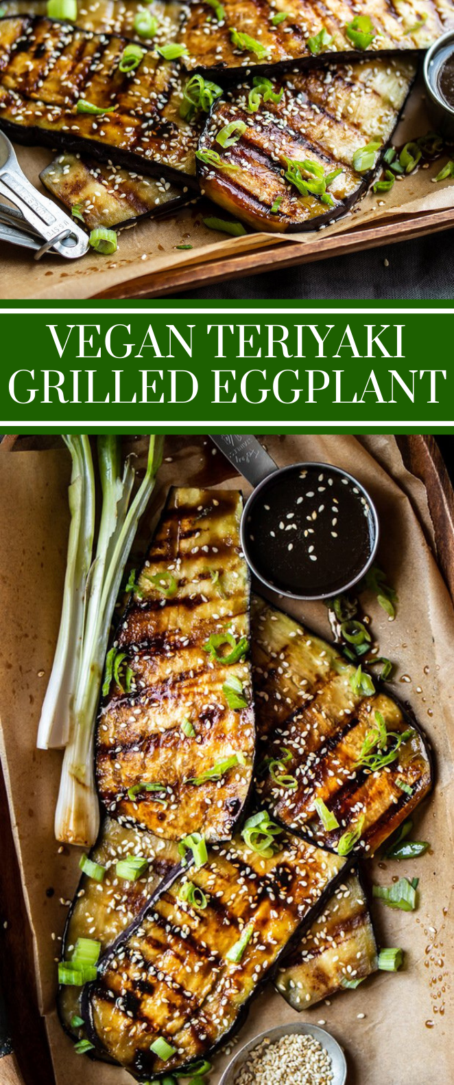 Vegan Teriyaki Grilled Eggplant #vegandinner #vegetarian