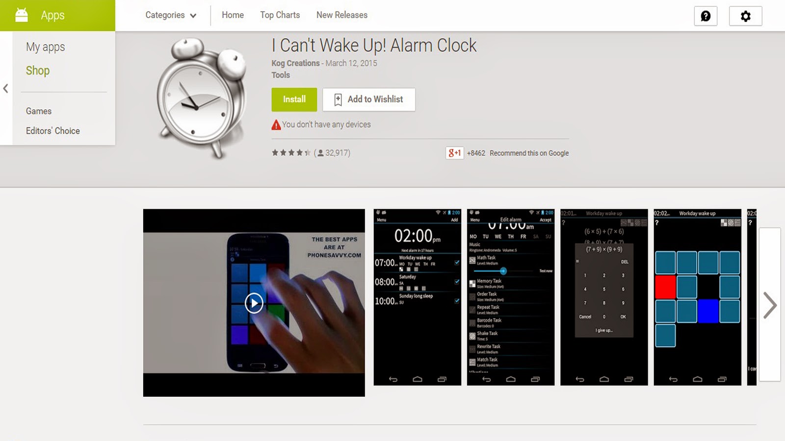 I Cant't Wake Up! Alarm