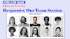 How to Create Responsive Our Team Section Using HTML and CSS | Team Section HTML CSS 