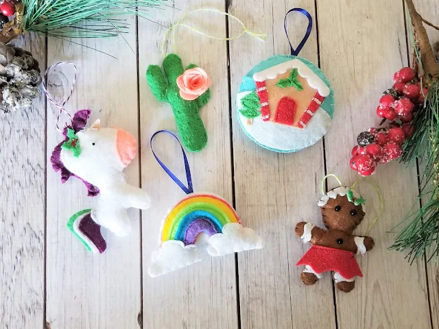 Felt Christmas Ornaments