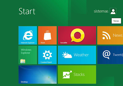 Escritorio Windows 8 beta