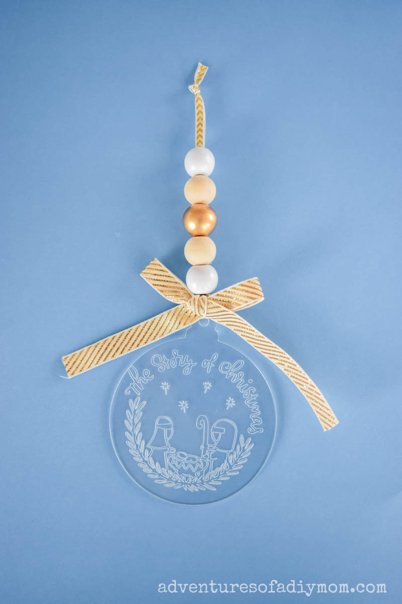 Usmixi Under 5 Dollars Acrylic Christmas Break Through Ornament Christmas  Gift Pendant