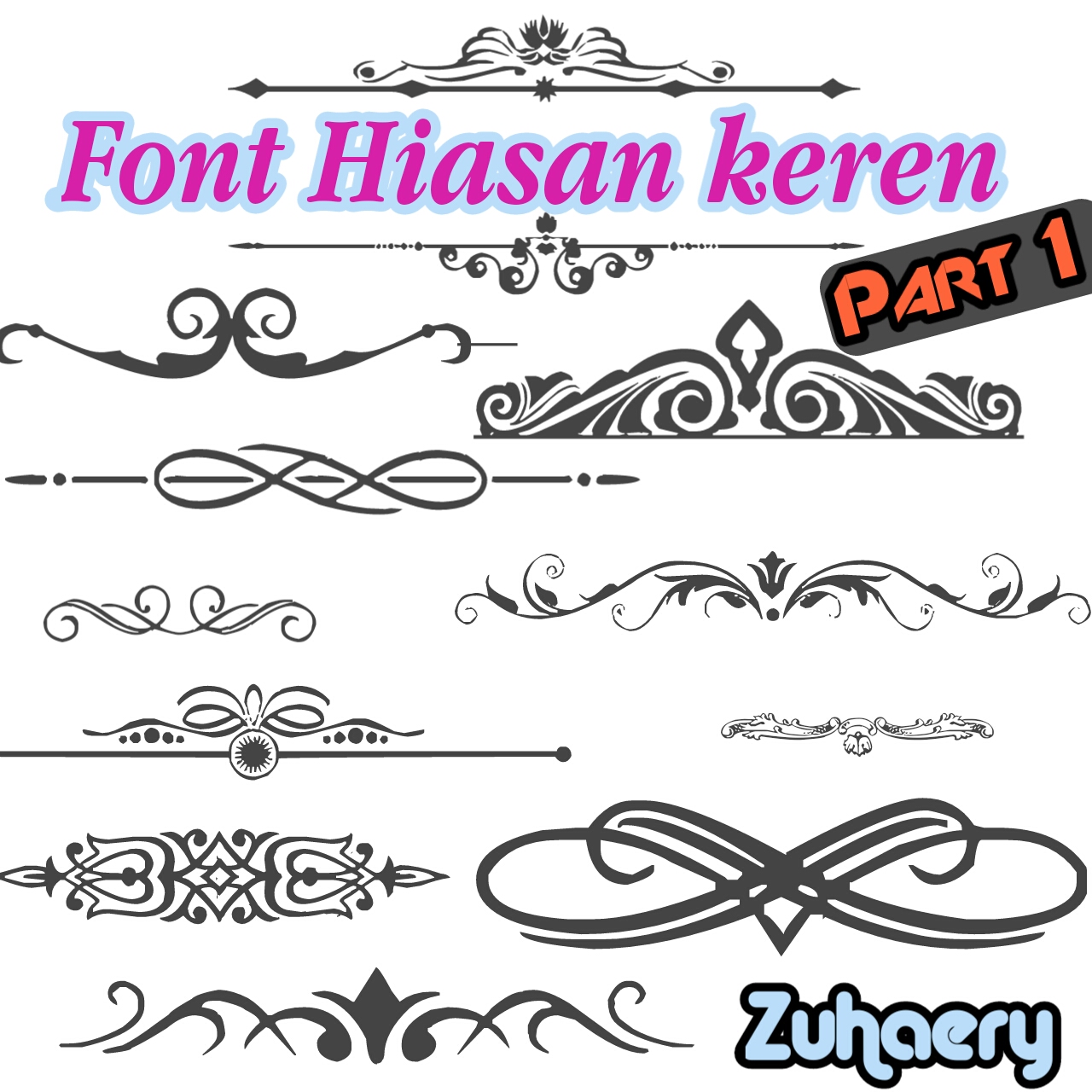 Download Font Hiasan Typography Keren Part 1 Picsay Pro Dan Pixellab