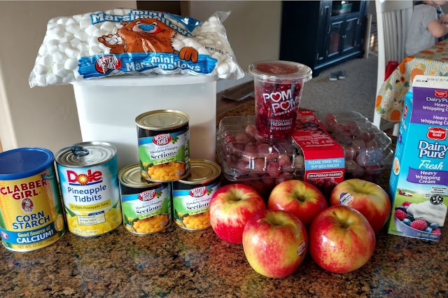 This apple pomegranate fruit salad is the one and only fruit salad recipe you will ever need!  Anyone who tries it always goes back for seconds (and thirds...).