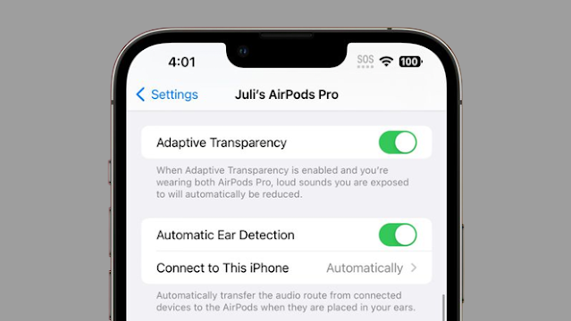يجلب الإصدار التجريبي من iOS 16.1 الشفافية التكيفية إلى AirPods Pro الأصلية