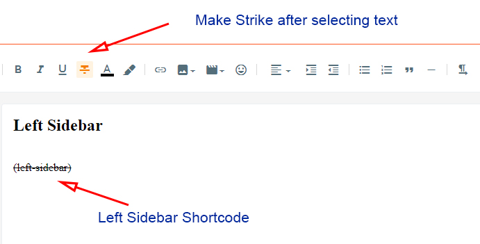 flexible shortcodes