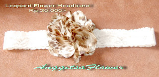 Headband Bayi Bunga Kain