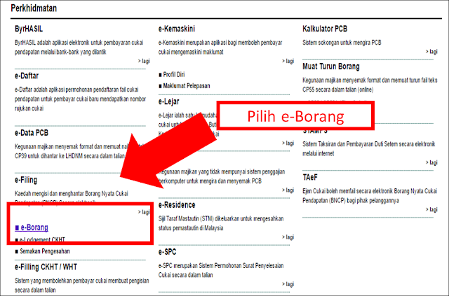 Cara,Panduan Dan Langkah Isi Borang Cukai Pendapatan 