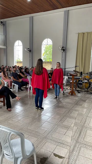 Dança liturgica, igreja Luterana de Ouro Preto do Oeste, RO