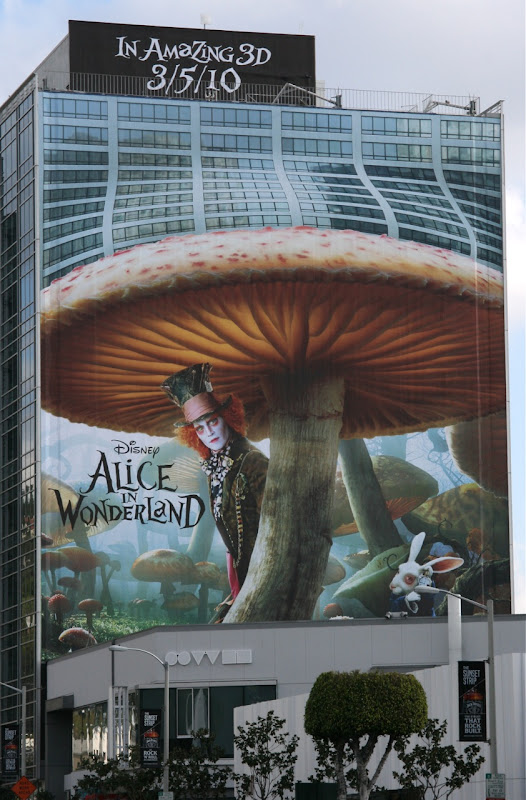 Disney Alice in Wonderland billboard