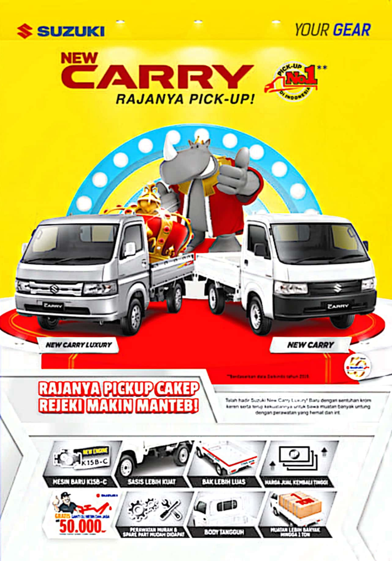 SUZUKI CARRY Pick-Up SUZUKI APV Harga Promo Kredit Tukar Tambah Mobil Baru