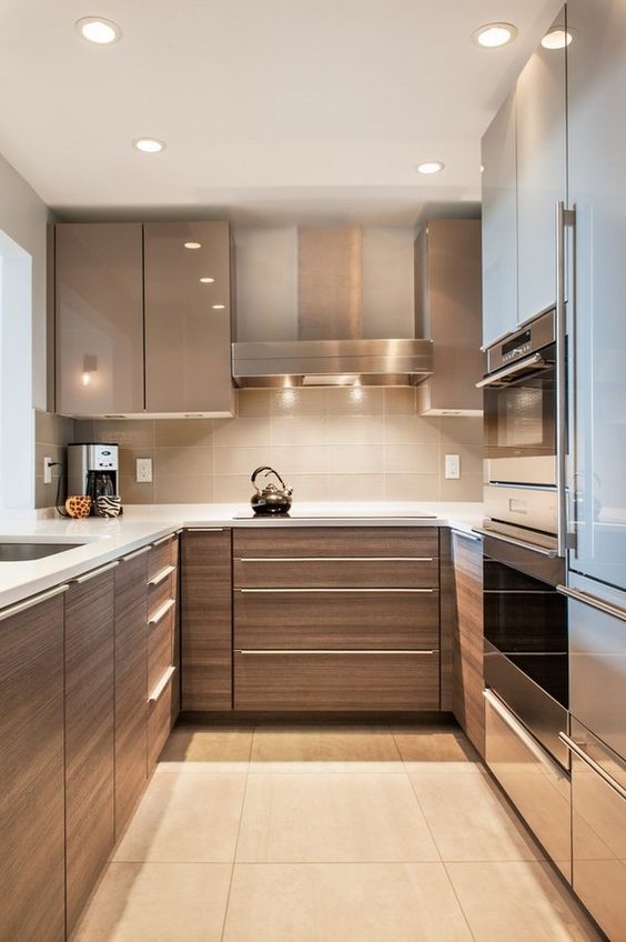 70 Desain Interior Dapur Minimalis Bentuk U Rumahku Unik