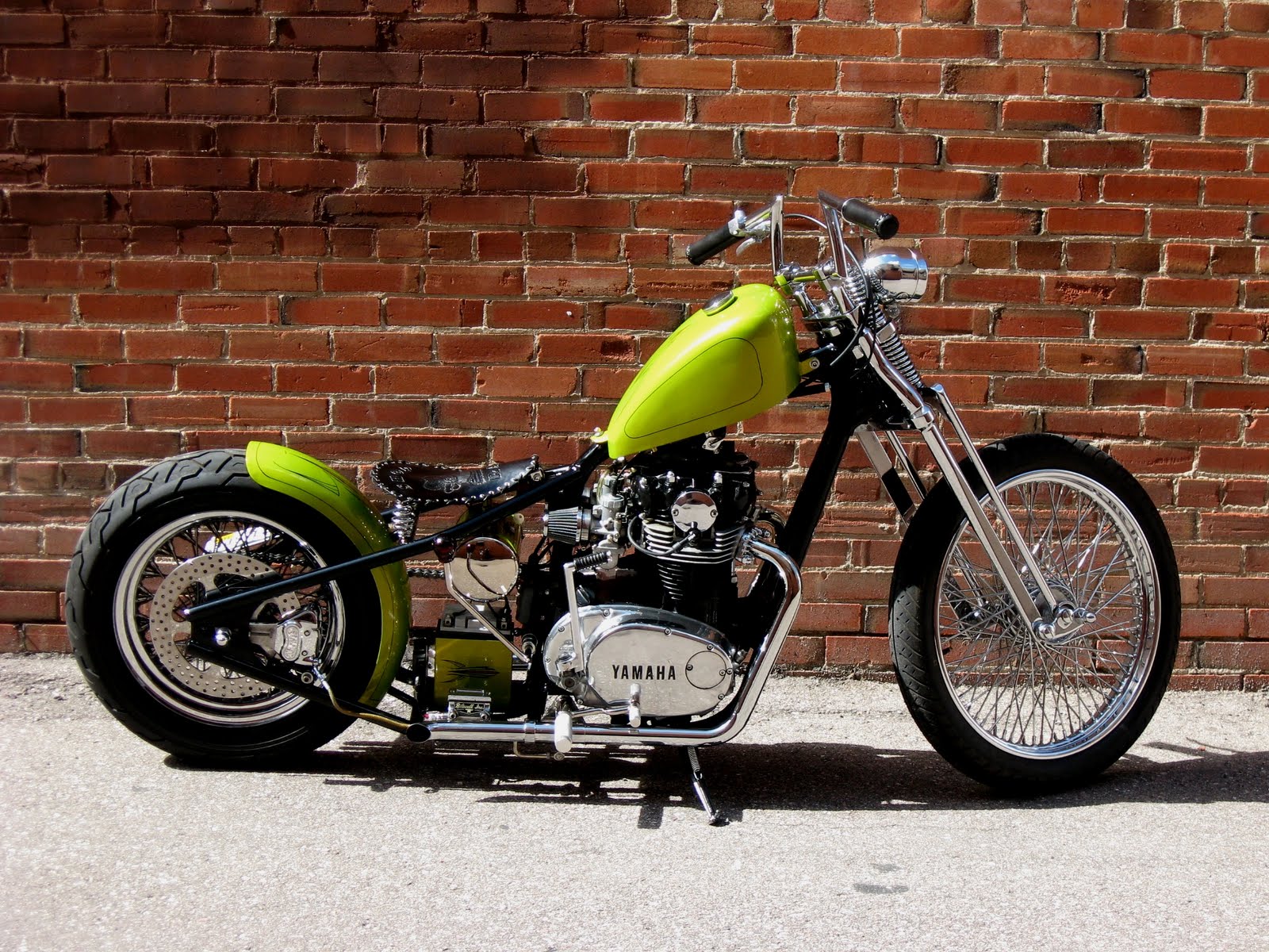 classic triumph motorcycle for sale Josh works at G&L Choppers in Colorado Springs, USA where he and his 