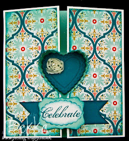 Adorable Hearts A Flutter Card by Stampin' Up! Demonstrator Bekka Prideaux - this would make a wonderful Valentines Card or Wedding Card