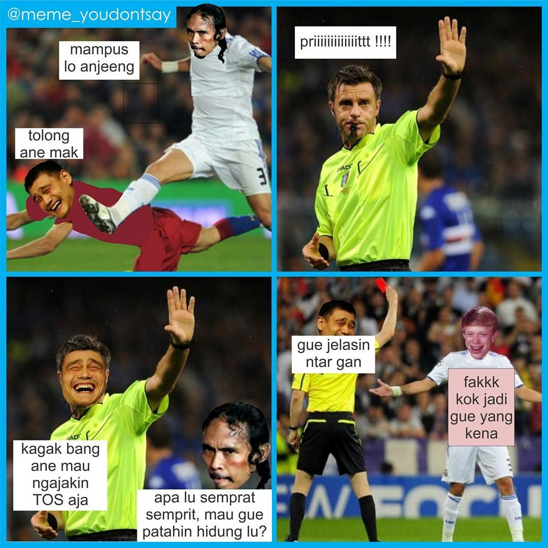 45 Meme Lucu Wasit Keren Dan Terbaru Kumpulan Gambar Meme Lucu