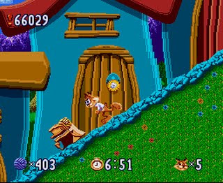 Bubsy - Piano cuesta abajo