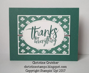 Stampin Up All Things Thanks