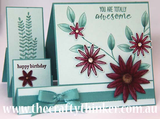 SU, The Crafty Thinker, Side Step card, card making classes