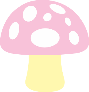 Cogumelo rosa png